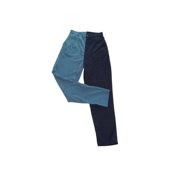 Stylish Color Block Corduroy Pants by Romwe - Size S - Picture 2 of 8